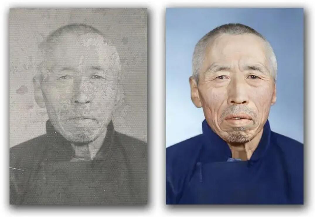 红旗破损照片修复-56